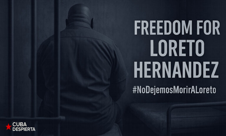 Loreto Hernández García, preso político del 11J en Cuba; líder yoruba reprimido por la dictadura cubana, exige libertad y atención médica.